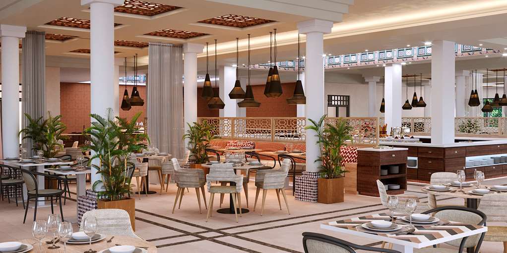 Sol Oasis Marrakech Hotell Ouahat Sidi Brahim Restaurang bild